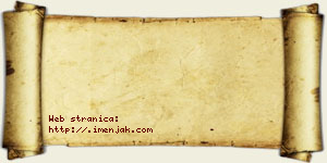 Andjelina Milenković vizit kartica